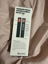 Wireless Hidden Camera Signal Detector, Black, Indoor Only, LED Indication