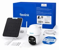 Reolink PT Ultra 4K PTZ Wireless Wi-Fi Solar Security Camera White Indoor/Out
