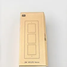 2N IP Verso Flush Installation Frame for 3 Modules w/ Hardware #206/6