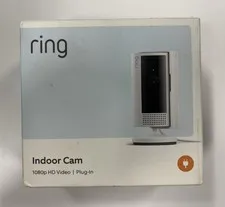 NEW SEALED RING OUTDOOR CAM 1080p HD VIDEO PLUG IN SECURITY CAMERA 2ND GEN WHITE