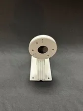 White dome camera mount with backbox