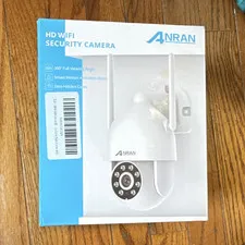 ANRAN PTZ 1080P Wi-Fi Security Surveillance Camera 360° Night Vision 2-Way White