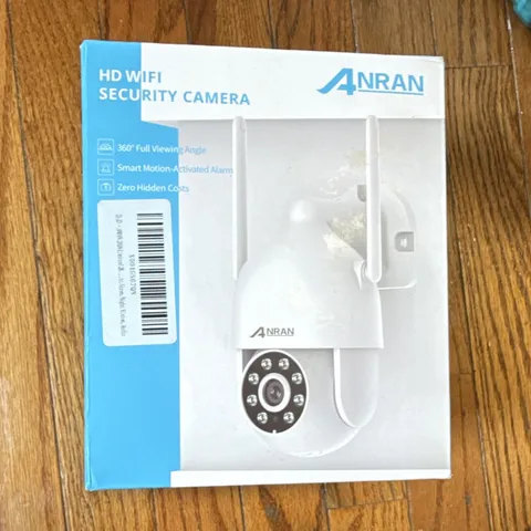 ANRAN PTZ 1080P Wi-Fi Security Surveillance Camera 360° Night Vision 2-Way White