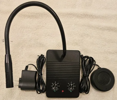 Window Speaker Intercom System,Dual Way Anti-Interference Intercommunication Mic
