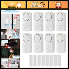 120dB Door Window Alarm Sensor - Home Security System for Kids Safety & Protecti