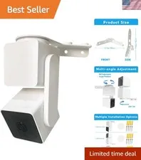 Heavy-Duty Wyze Cam Pan V3 Wall Mount - Enhance Coverage & Reduce Blind Spots