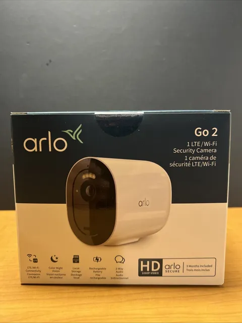 Arlo Go 2 LTE Wi-Fi Security Camera VML2030-100NAS HD Rechargeable New Sealed