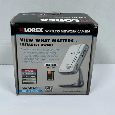 LOREX LNC 116 VANTAGE STREAM CAMERA New Open Box