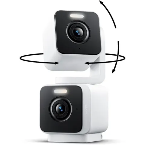 Duo Cam Pan Indoor/Outdoor IP65 2K 360° Pan/Tilt Smart Home Security Camera