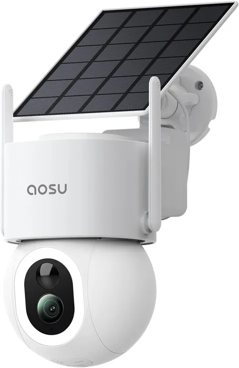 4K Solar Security Camera 360° Pan Wireless Outdoor