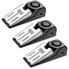 Adjustable Sensitivity Door Stop Alarm - 3 Pack