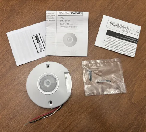 Acuity Controls CM PDT 10 Ceiling Mount Occupancy Sensor (missing cover)