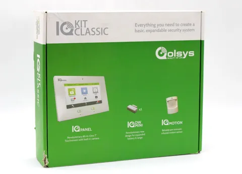 Qolsys IQ Classic Kit Verizon Security System 7'' Panel Motion 3x Mini Sensor