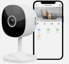GALAYOU G7 WiFi 2K Indoor Home Security Camera Works with Alexa & Google Home