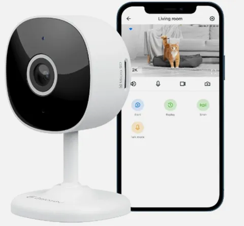 GALAYOU G7 WiFi 2K Indoor Home Security Camera Works with Alexa & Google Home