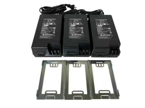 Lot of 3 AiPhone PS-1820 18Volt 2.0Amp 36Watt Power Supply Adapters W/Brackets