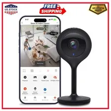 Geeni Look 2K 4MP Smart Indoor Security Camera 1440p Ultra HD