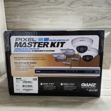 Ganz NR4HL-V-KIT1 Kits 4 Channel Embedded NVR 1TB HDD, 2 Bullet Cam, 2 Dome Cam