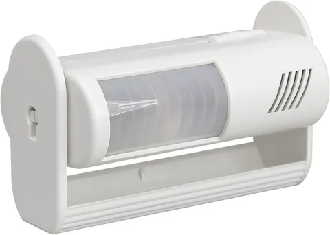 Wireless PIR Motion Sensor Alarm, 26 Ft Detection Range, 80dB Alert or Chime, Ad
