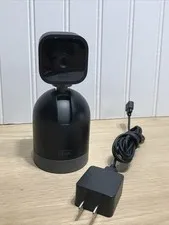 Blink Mini Pan-Tilt Rotating Indoor Smart Camera With Power Cord - Black