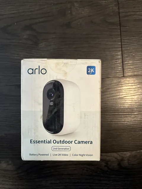 Arlo Essential (2nd Generation) VMC3050 2K Outdoor Camera, NOB (#221)