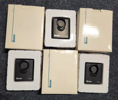 3 NEW Quorum PAAL Personal Attack Security Alarm Clip & Pull Pin in Boxes Tested