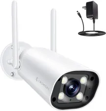 Wireless Security 5MP Camera Two Way Audio Floodlight Siren Alarm Color Night Vi