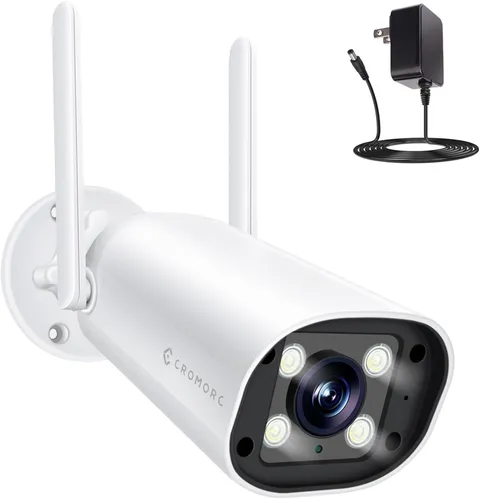Wireless Security 5MP Camera Two Way Audio Floodlight Siren Alarm Color Night Vi