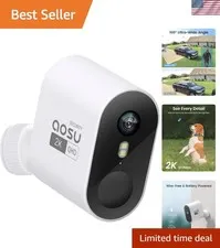 2K Add-on Camera, Requires WirelessCam/SolarCam Base NOT Doorbell Base Statio...