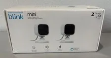 Blink New In Package mini 2 camera indoor plug in HD Smart Security Cameras