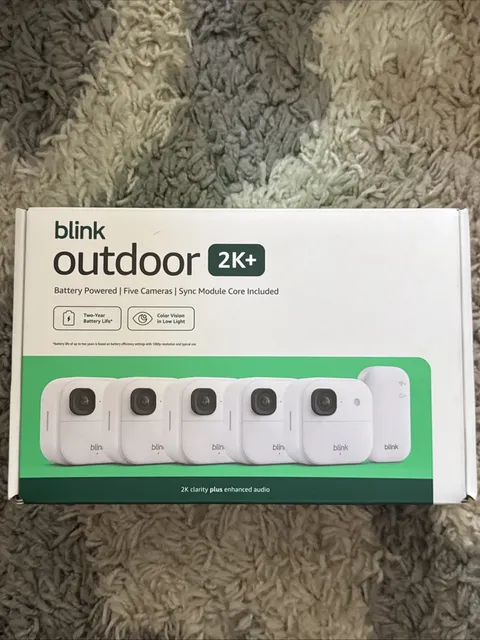 Blink - Outdoor 2K+ Wireless Smart Security Camera, 2K video, Two-way audio