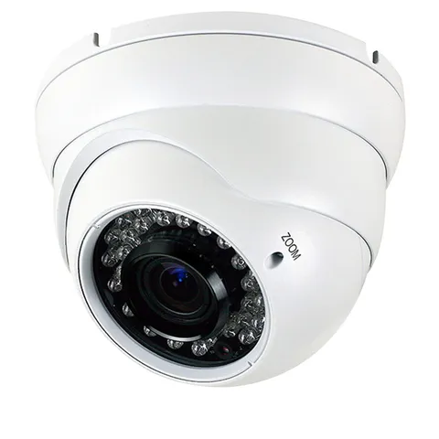 1080P HD Dome Security Camera Outdoor CCTV 4-in-1 TVI AHD CVI CVBS White