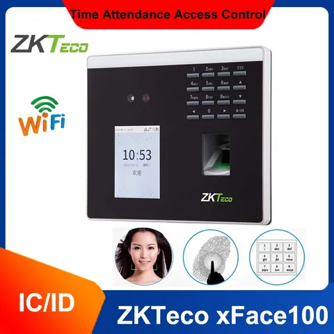 ZK WIFI USB TCP/IP Dynamic Facial Fingerprint Attendance Time Clock Door Access