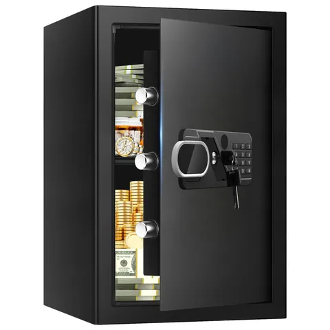 3.4 Cub Large Home Safe Fireproof Waterproof, Digital Security Fireproof Safe...