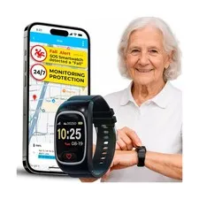 Seculife Smartwatch: Medical Alert Bracelet with GPS Tracker, Fall Detection ...