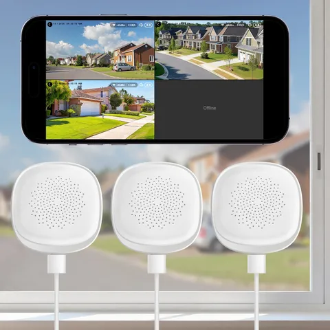 3packs  Window Camera Indoor for Home Security  |2.4G&5GHZ WI-FI |24/7 Recording