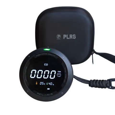 POLARIS Carbon Monoxide Detector Digital CO Alarm for Camping  4 colors