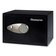 Sentry? Safe X055 Digital Security Safe, 0.58 cu ft, 13.8 x 10.6 x 8.7, Black/Si