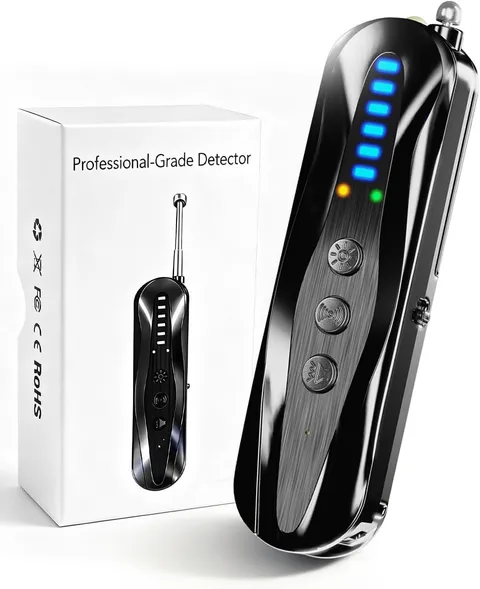 All-in-One Anti-Spy Detector: Infrared Camera Finder & Portable Bug Scanner