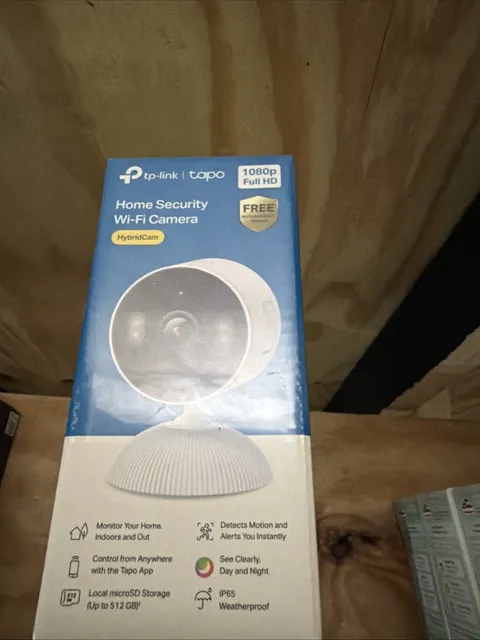New TP-Link Tapo TCW61 Indoor Outdoor HD Security Camera with Color Night Vision