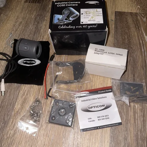 Opticom All-Weather Industrial Camera CC02 Series 3.6mm 12v FREE SHIP
