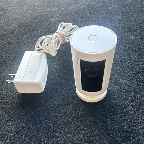 Ring Indoor (1st Gen) Security Camera, Two-Way Talk, White,  HD Wired