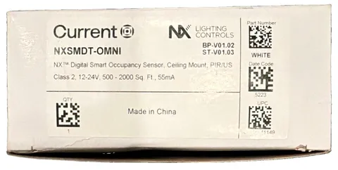 Current NXSMDT-OMNI Digital Ceiling Occupancy Sensor PIR/US NEW OPENED FOR PICS