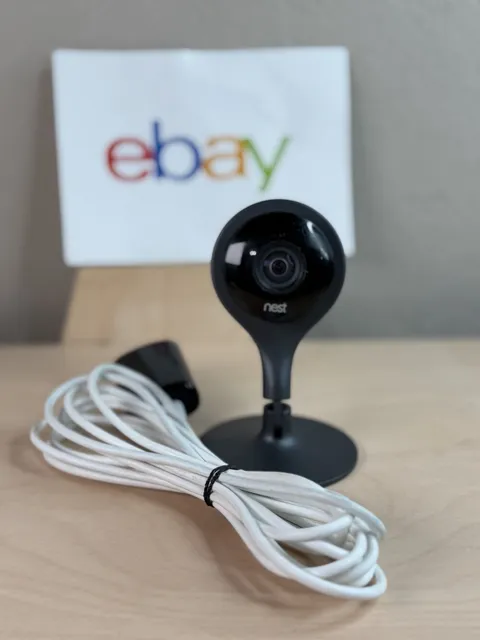Google Nest Cam Indoor Security Camera A0005 1st Gen Tested Wired Pre-owned 