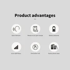 Wireless Intercom System Smart Digital Voice Calling Machine For Office Home