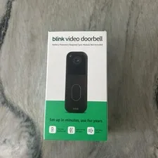 Blink Wireless Video Doorbell 2nd Gen Newest Model Black HD, NEW/SEALED