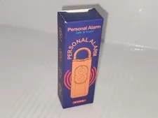 Safety Alarm Siren ABS Self Defense Siren Blue, with 130dB SOS LED Light.NEW