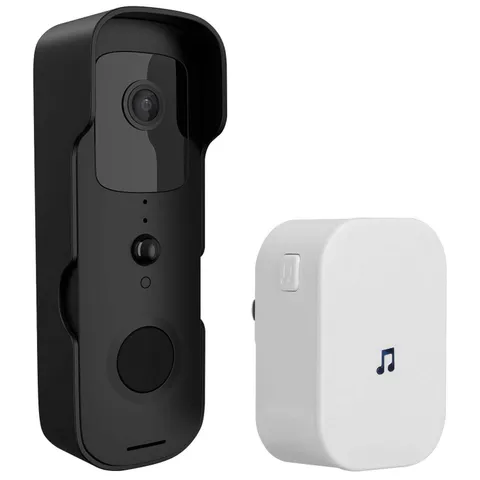 Wireless Smart Wi-Fi Video Doorbell Security Phone Doorbell Intercom Camera Two