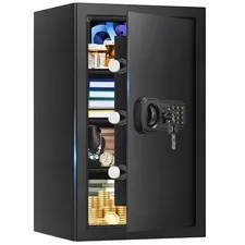 5.2 Cuft Large Safes Fire Waterproof, Security Fire Safe Box for Home with Prog.