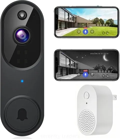 Ring Video Doorbell WI-FI 1080p HD Camera Night Vision Motion Detection Doorbell